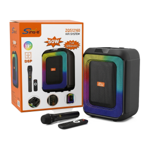 Kit Corneta Inalámbrica Sing-E HiFi System de 12 Pulgadas y 50W