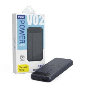 Power Bank PZX V02 de 10000mAh y 37W | 2 Puertos (2USB + 1PD)