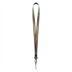 Cinta Lanyard Porta Credencial de Poliéster con Efecto de Láser