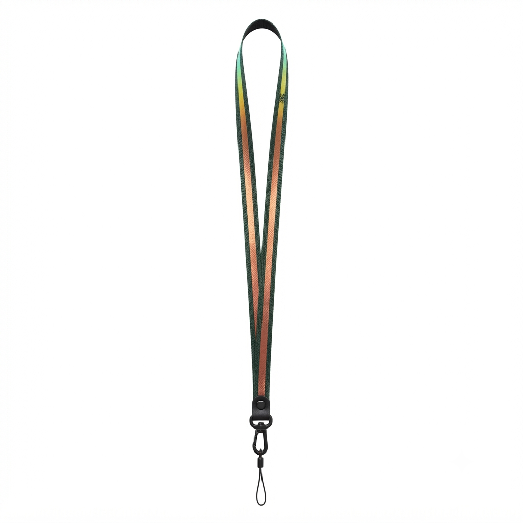 Cinta Lanyard Porta Credencial de Poliéster con Efecto de Láser