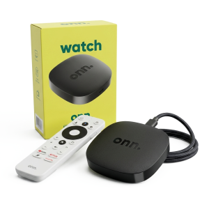 Dispositivo de Streaming onn. Watch Q2PRO Google TV | Reproductor Multimedia 4K Ultra HD con 2GB RAM y 8GB