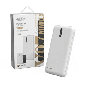 Power Bank PZX V07 de 10000mAh y 29.6W | Cargador Rápido de 3 Puertos